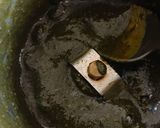 A picture of step 11 of Varat special, poory bhaji, chattny, makhany ki kher.