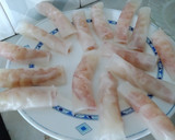 Foto del paso 4 de la receta: Langostinos crujientes con mayonesa de naranja