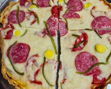 Foto del paso 6 de la receta: Pizza con base de pollo