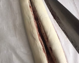 Foto del paso 6 de la receta: Rosca de hojaldre con frambuesa y manzana