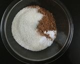A picture of step 2 of MINI HEART-SHAPED CHOCOLATE CAKE BITES.