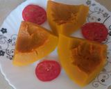 A picture of step 5 of Boiled Pumpkin# Vegetable Contest#.