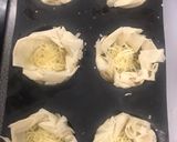 Foto del paso 3 de la receta: Cestas estilo quiche rellenas de bacon, cebolla, queso y trigueros