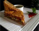 A picture of step 8 of Cheesy Sandwich Pakora.