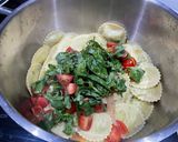 A picture of step 4 of Tomato, basil and lemon pasta.