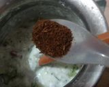 A picture of step 3 of Cucumber Raita.