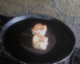 A picture of step 5 of Fried bread dhokla.