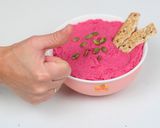 Foto del paso 3 de la receta Hummus de Remolacha... Muy, pero que muy vistosa!!
