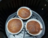 氣炸鍋 巧克力牛奶杯子蛋糕的食譜步驟5照片