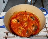 A picture of step 5 of Braised lamb with pasta.
