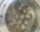 A picture of step 6 of Nankhatai.