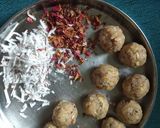 A picture of step 7 of Fresh coconut dry fruit ladoo.