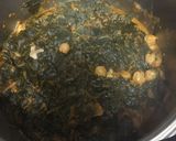 Foto del paso 7 de la receta Potaje de garbanzos, espinacas y bacalao en olla rápida
