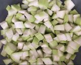 A picture of step 1 of Bottle Gourd sabji.