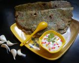 A picture of step 4 of Akki roti.