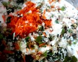A picture of step 1 of Instant Rava and Rice Flour Uttappam.