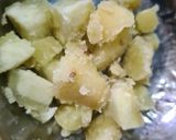A picture of step 1 of Shakkariya bataka nu farali shak.