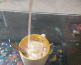 A picture of step 3 of Creamy hot brown coffee.