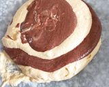A legfinomabb kevert, csíkos, gyümölcsös süti recept fázis 6 fotója