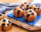 Hình bước làm 6 của món 💚 Bánh Cupcake Việt Quất Nhân Sô Cô La (Vegetarian)