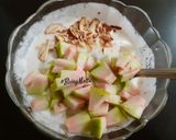 A picture of step 3 of Aamrood Almonds Koshimbir.