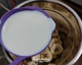 A picture of step 1 of Eggless Banana Suji Cake (Without Oven).
