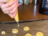 Кураб‘є з малиновою начинкою🤤