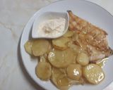 Foto del paso 4 de la receta: Lubina a la plancha con patatas 🍽🐟