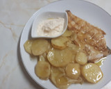 Foto del paso 4 de la receta: Lubina a la plancha con patatas 🍽🐟
