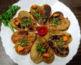 A picture of step 3 of Golden Heart Parathas (Stuffed Flatbread).