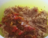 Foto del paso 7 de la receta: Burguer de arroz, judías pintas y verduras