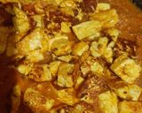 A picture of step 7 of Paneer curry.