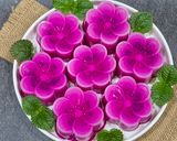 Foto langkah ke 6 dari resep Jelly Santan Buah Naga.