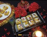 A picture of step 7 of Kesar Kopra Paak (Janmashtami Special).