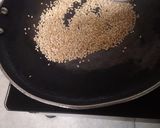 A picture of step 1 of Instant Sattu Hummus--Indian Style.