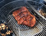 A picture of step 4 of Coffee rub smoked brisket - 8hrs slow and low.