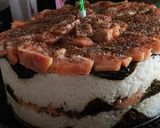 Foto del paso 10 de la receta: Torta de Sushi con Salmón, Algas Nori y Chía