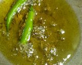 A picture of step 1 of Pumpkin curry.