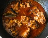 A picture of step 4 of Bhuna Gosht.