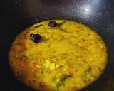 A picture of step 4 of Khatti-Mithi Dal.