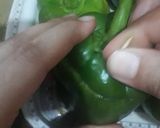 A picture of step 6 of Mince stuffed capsicum.