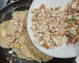A picture of step 4 of Bread ka halwa.