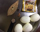 A picture of step 2 of Egg Biryani.