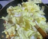 Foto langkah ke 8 dari resep Tumis Telur Sawi Putih.