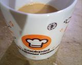 A picture of step 5 of Doodh patti chai.