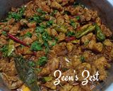A picture of step 3 of Kaffir Lime Chicken Fry.