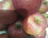 A picture of step 1 of Apple hearts.