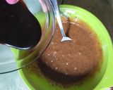 Foto langkah ke 4 dari resep Brownies Kukus Tanpa Mixer dan Oven.