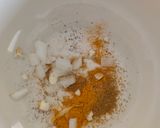 Une image de l'étape 2 de Poulet sauté aux épices et légumes indiens avec Ebly.