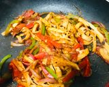 A picture of step 3 of Chapati noodles.